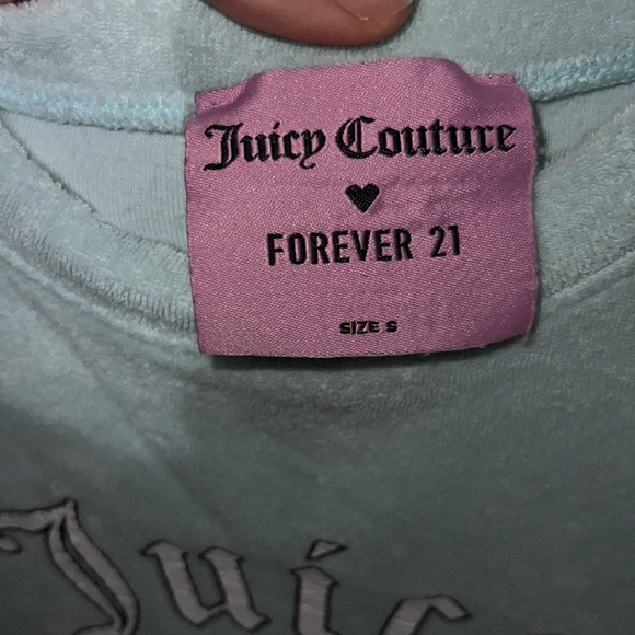 y2k juicy light blue baby tee🎀 - Picture 4 of 5